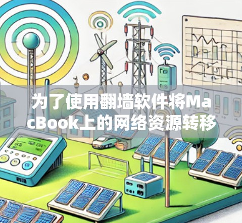 为了使用翻墙软件将MacBook上的网络资源转移到外部存储设备，可以按照以下步骤进行