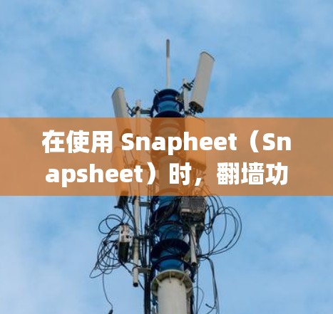 在使用 Snapheet（Snapsheet）时，翻墙功能可以帮助您绕过网络防火墙，允许您访问外部网络或上传视频内容。以下是一些常见的绕过防火墙的软件工具，帮助您实现翻墙功能